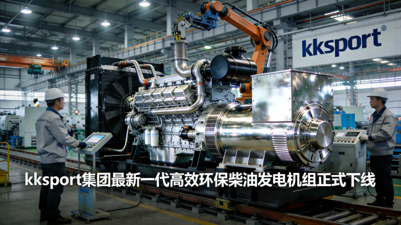 kksport集团最新一代高效环保柴油发电机组在工厂下线
